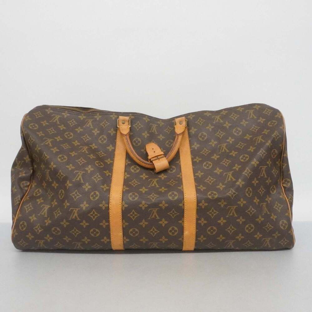 LOUIS VUITTON Brown Monogram Keepall 60 Boston Bag - Picture 14 of 14